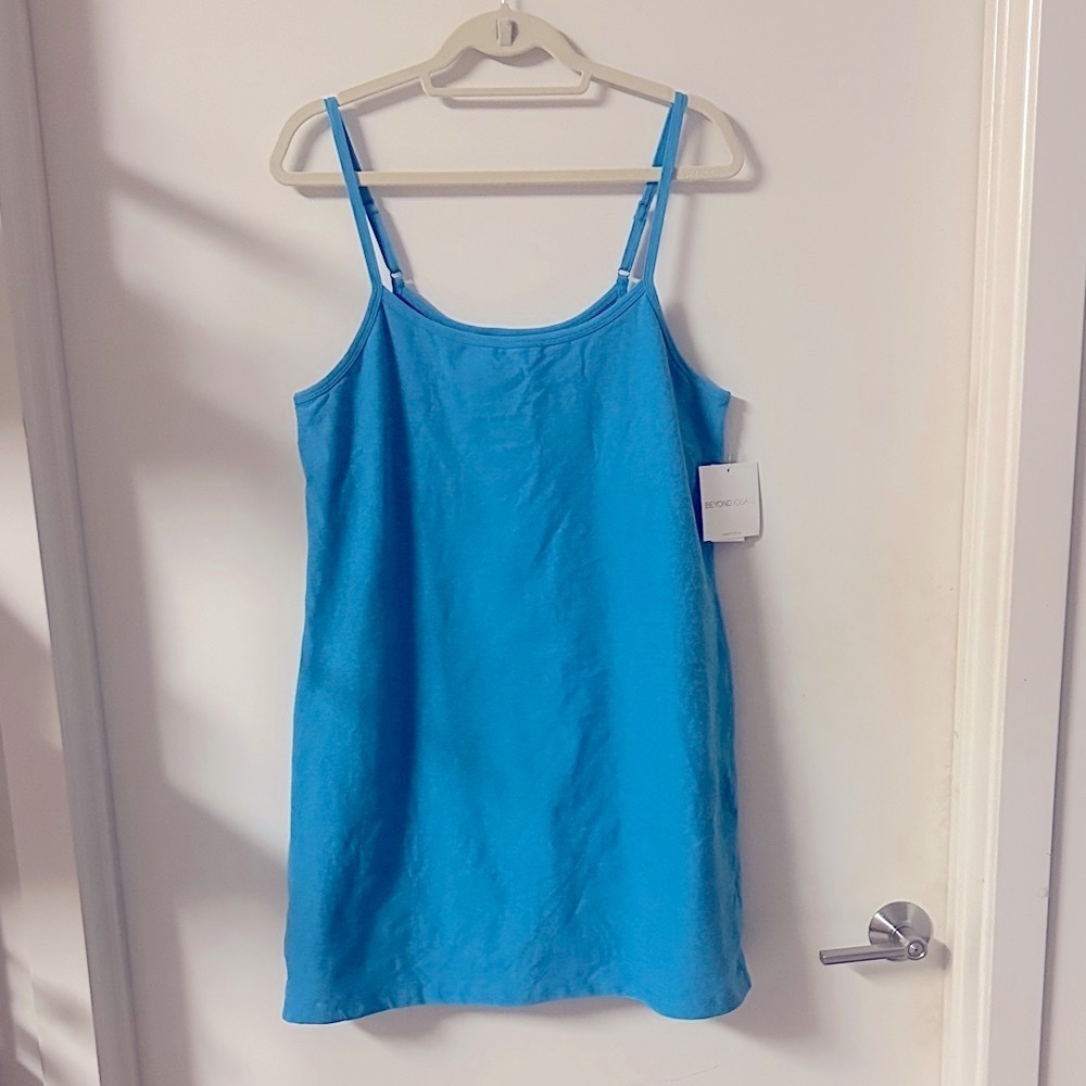 Beyond Yoga SpaceDye Essence Dress Cali Blue Heather - Picture 1 of 13